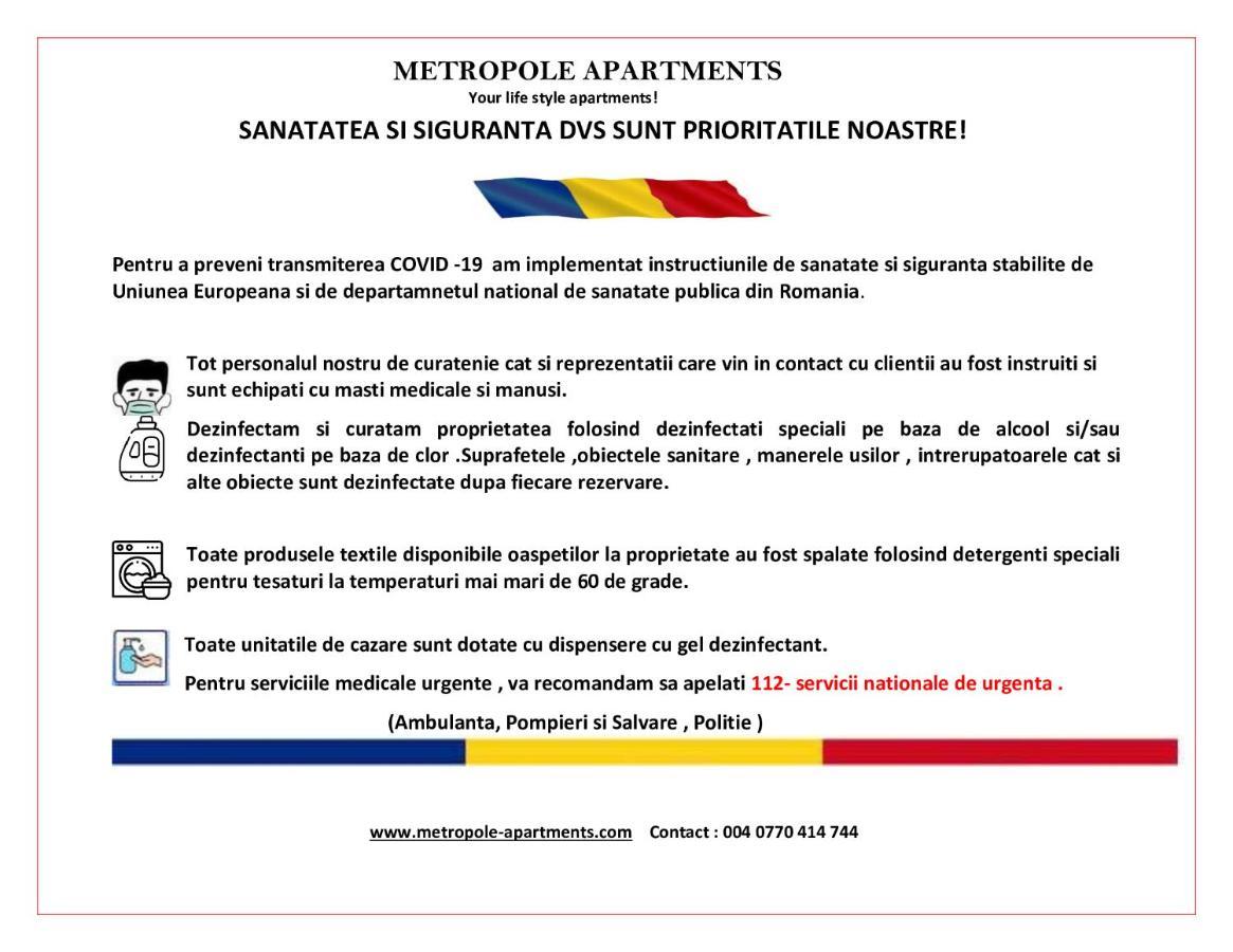 Metropole Apartments Old Center 부쿠레슈티 외부 사진